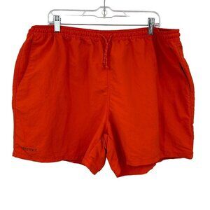 Marmot Juniper Springs 5" Short Men's XXL Orange Outdoor Hiking Recycled Nylon‎